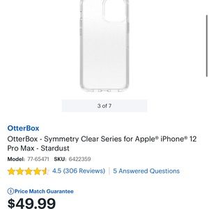 IPhone 12 PRO MAX OtterBox case